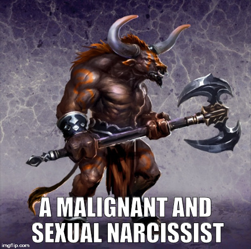 Satan | A MALIGNANT AND SEXUAL NARCISSIST | image tagged in satan,narcissist,malignant narcissist,sexual narcissist | made w/ Imgflip meme maker