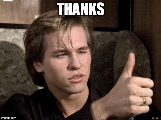 THANKS | made w/ Imgflip meme maker