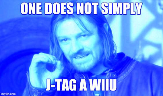 One Does Not Simply Meme | ONE DOES NOT SIMPLY; J-TAG A WIIU | image tagged in memes,one does not simply | made w/ Imgflip meme maker