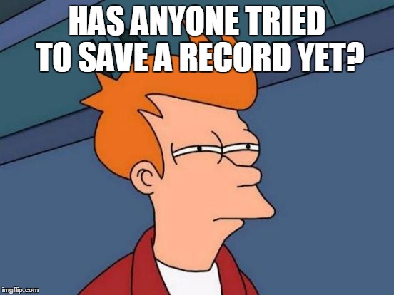 Futurama Fry Meme | HAS ANYONE TRIED TO SAVE A RECORD YET? | image tagged in memes,futurama fry | made w/ Imgflip meme maker