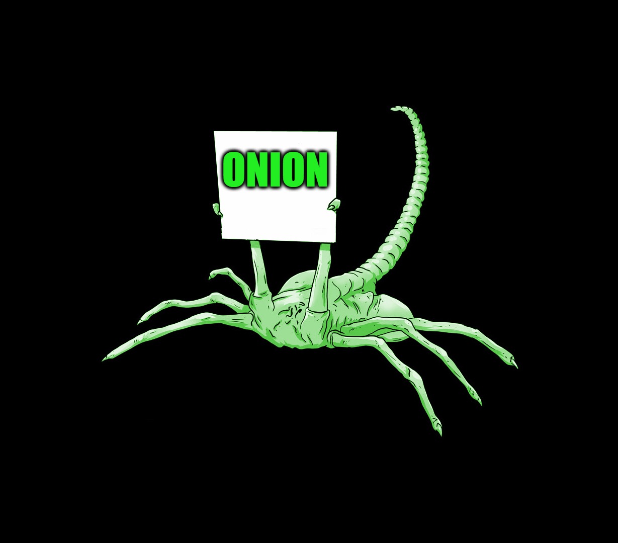 Facehugger Rae... | ONION | image tagged in facehugger alien sign,memes,onion,union,norma rae,headfoot | made w/ Imgflip meme maker