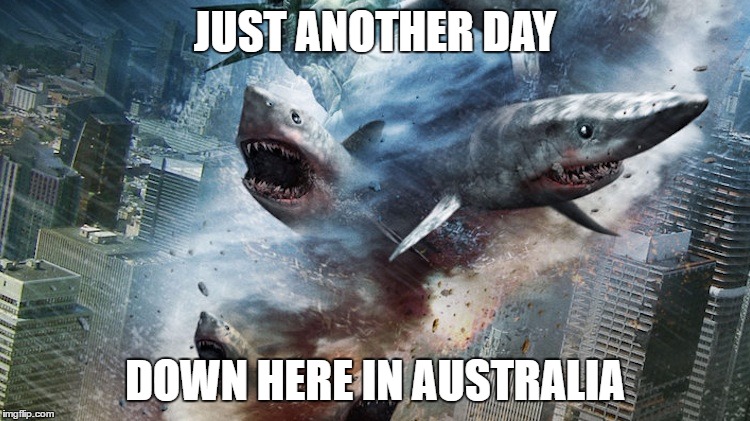 JUST ANOTHER DAY DOWN HERE IN AUSTRALIA | made w/ Imgflip meme maker
