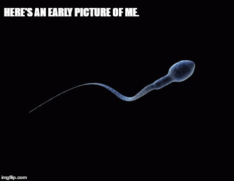 Embarrassing Family Pictures. | HERE'S AN EARLY PICTURE OF ME. | image tagged in photography | made w/ Imgflip meme maker