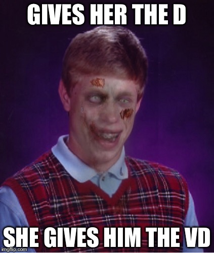 GIVES HER THE D SHE GIVES HIM THE VD | made w/ Imgflip meme maker