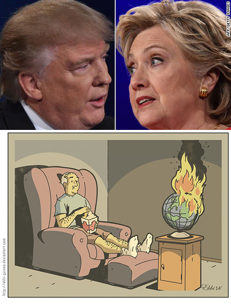 High Quality Trump Clinton World Burn Blank Meme Template