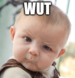 Skeptical Baby Meme | WUT | image tagged in memes,skeptical baby | made w/ Imgflip meme maker
