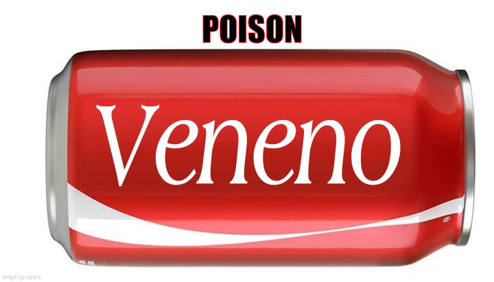 POISON | image tagged in coke,coke can,share a coke with,poison,venom | made w/ Imgflip meme maker
