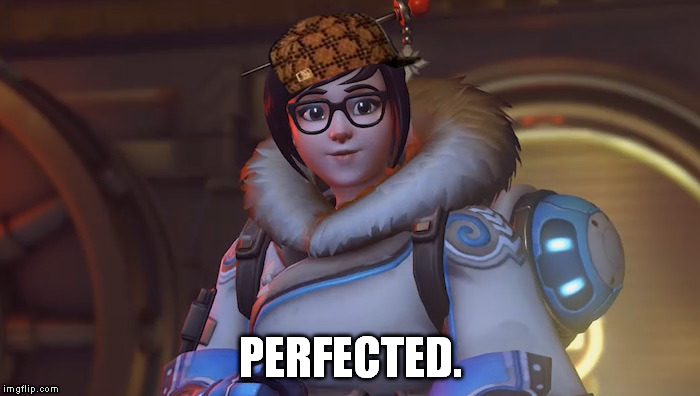Mei | PERFECTED. | image tagged in mei,scumbag | made w/ Imgflip meme maker