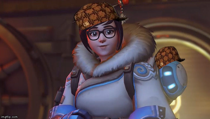 Mei | image tagged in mei,scumbag | made w/ Imgflip meme maker