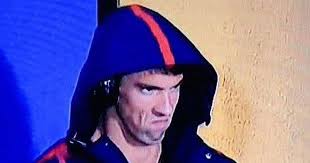 High Quality Micheal Phelps Face Blank Meme Template