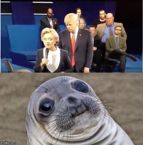 Um | image tagged in donald trump,election 2016,akward moment seal | made w/ Imgflip meme maker