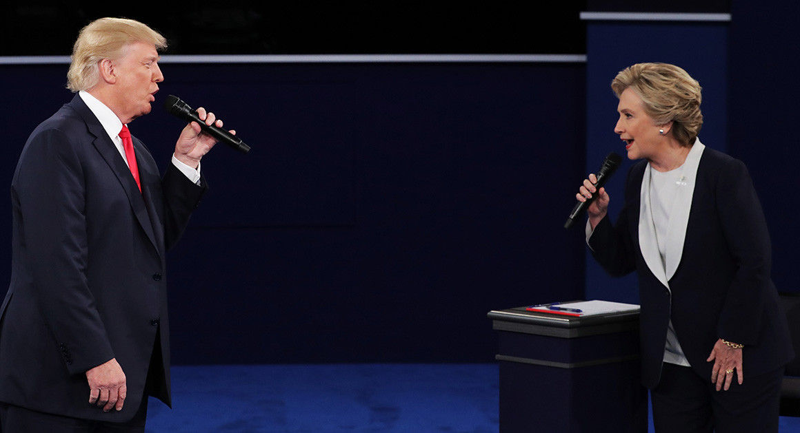 ClintonTrumpDuet Blank Meme Template