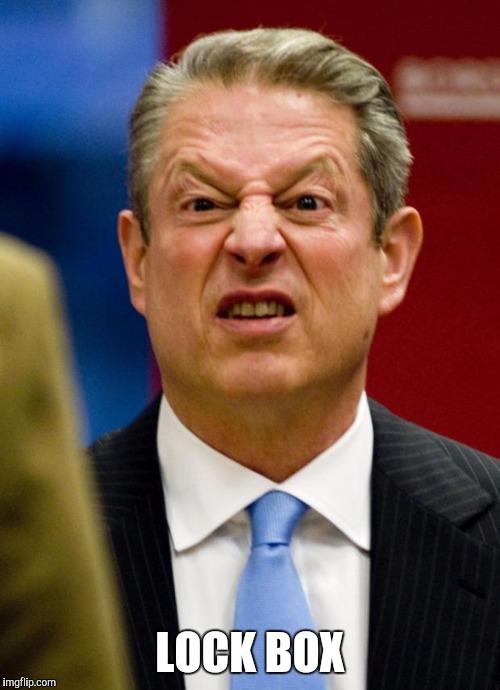 Al Gore | LOCK BOX | image tagged in al gore | made w/ Imgflip meme maker