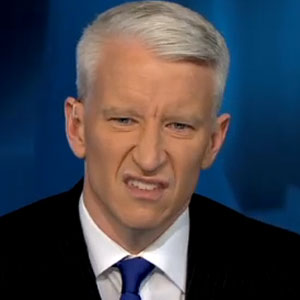 High Quality Anderson Cooper ew! Blank Meme Template