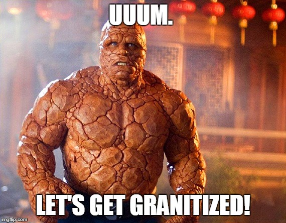 thing ff4 | UUUM. LET'S GET GRANITIZED! | image tagged in thing ff4 | made w/ Imgflip meme maker