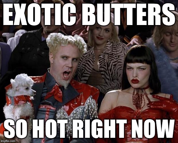 You FNaF fans know what's up ;) | EXOTIC BUTTERS; SO HOT RIGHT NOW | image tagged in memes,mugatu so hot right now,sister location,exotic butter | made w/ Imgflip meme maker