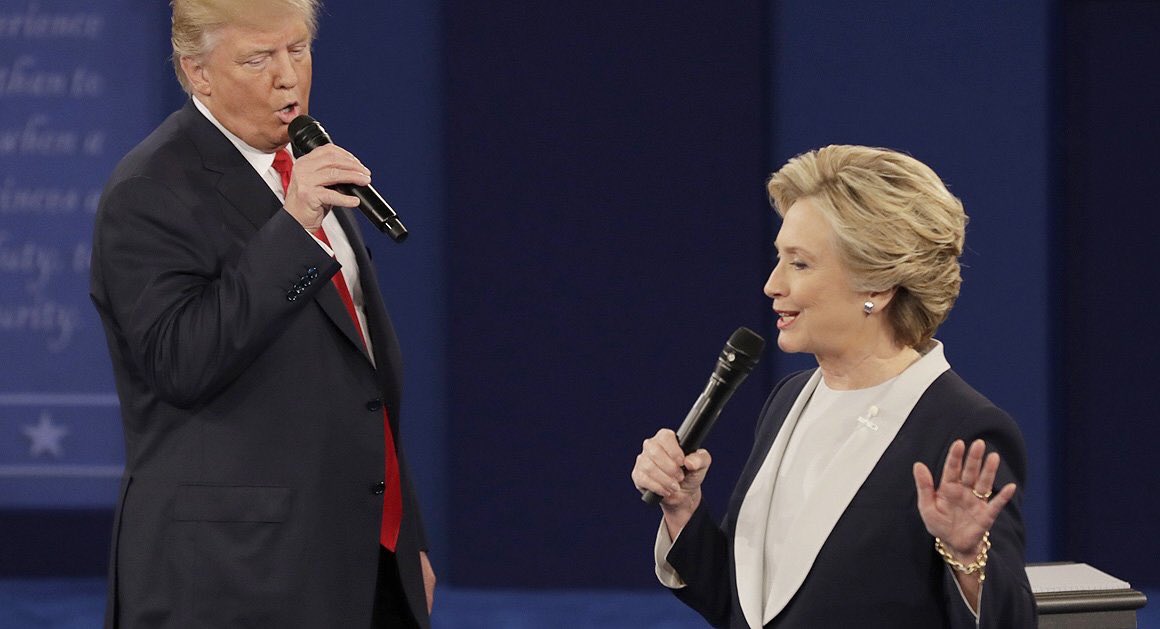 High Quality Trump & Hillary Duet Blank Meme Template