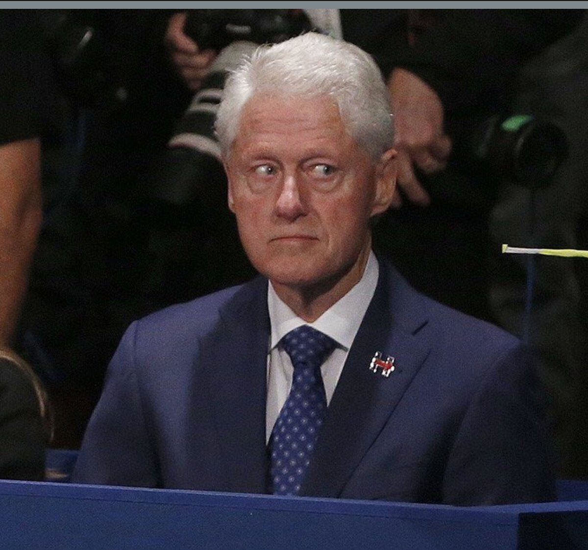 Bill Clinton look Blank Meme Template
