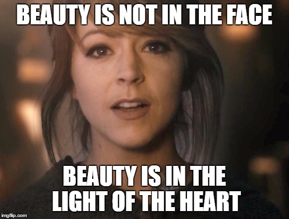 beauty of girl | BEAUTY IS NOT IN THE FACE; BEAUTY IS IN THE LIGHT OF THE HEART | image tagged in lindsey stirling,beauty,memes | made w/ Imgflip meme maker