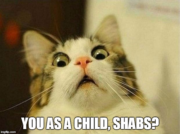 YOU AS A CHILD, SHABS? | made w/ Imgflip meme maker
