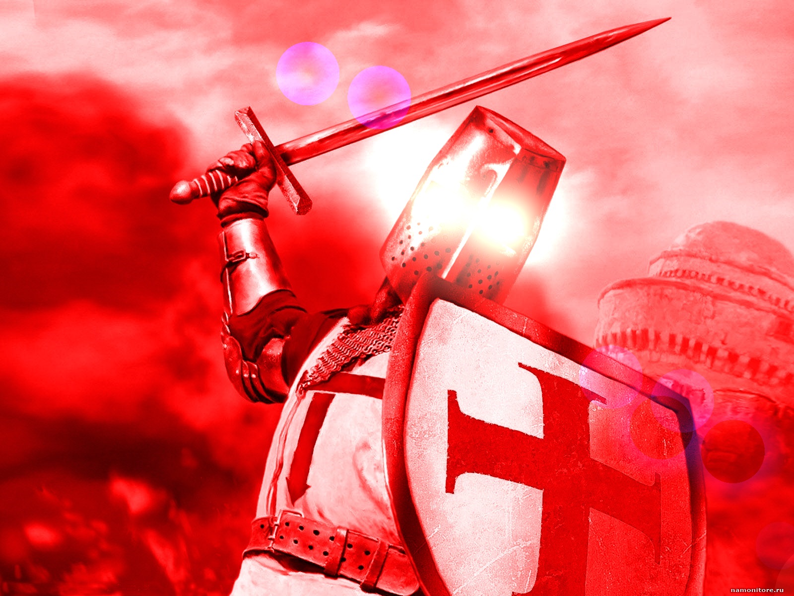 High Quality Crusader Red Blank Meme Template