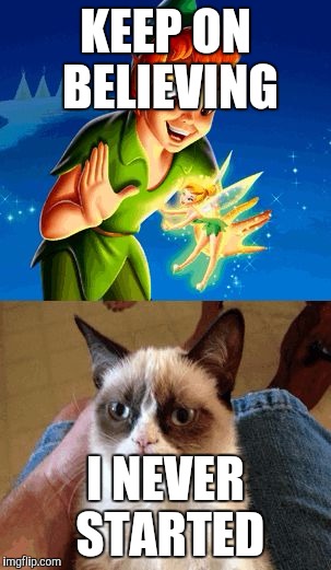 Grumpy Cat Does Not Believe | KEEP ON BELIEVING; I NEVER STARTED | image tagged in memes,grumpy cat does not believe | made w/ Imgflip meme maker