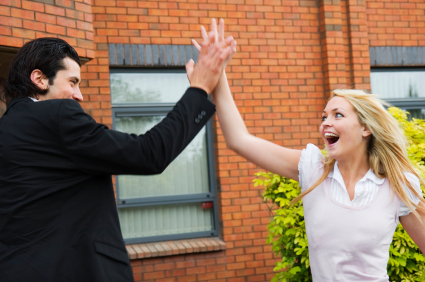 Girlfriend high five Blank Meme Template