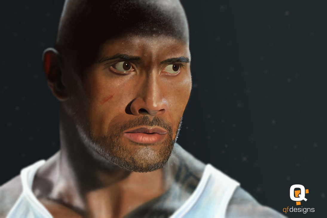 The Rock pissed off Blank Meme Template