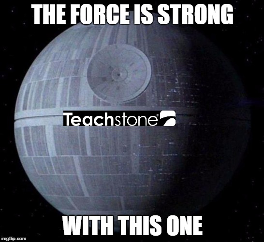 Death Star | THE FORCE IS STRONG; WITH THIS ONE | image tagged in death star | made w/ Imgflip meme maker
