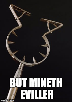 BUT MINETH EVILLER | made w/ Imgflip meme maker