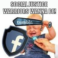SOCIAL JUSTICE WARRIORS WANNA BE! | image tagged in social media,troll | made w/ Imgflip meme maker