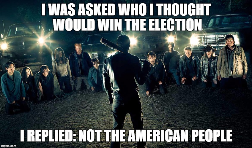 No one wins | I WAS ASKED WHO I THOUGHT WOULD WIN THE ELECTION; I REPLIED: NOT THE AMERICAN PEOPLE | image tagged in election,american people | made w/ Imgflip meme maker