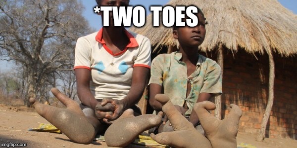 *TWO TOES | made w/ Imgflip meme maker