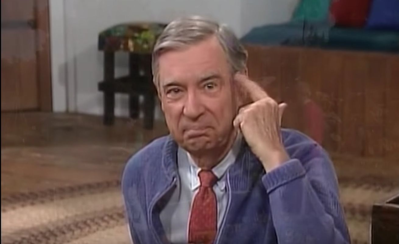 mr_rogers_good_to_be_curious Blank Meme Template