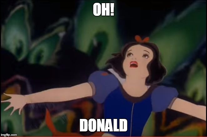 Snow White Arms | OH! DONALD | image tagged in snow white arms | made w/ Imgflip meme maker