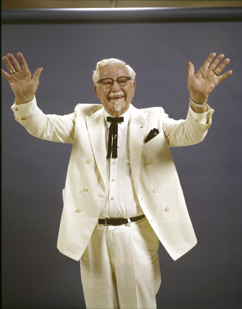 High Quality Colonel sanders  Blank Meme Template