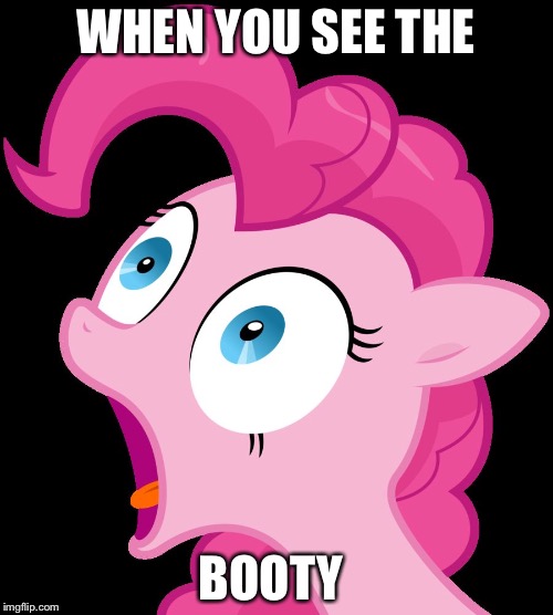 Ermahgerd MLP | WHEN YOU SEE THE; BOOTY | image tagged in ermahgerd mlp | made w/ Imgflip meme maker