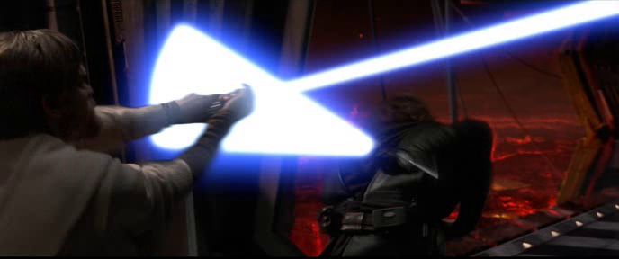 Anakin doing a duel Blank Meme Template