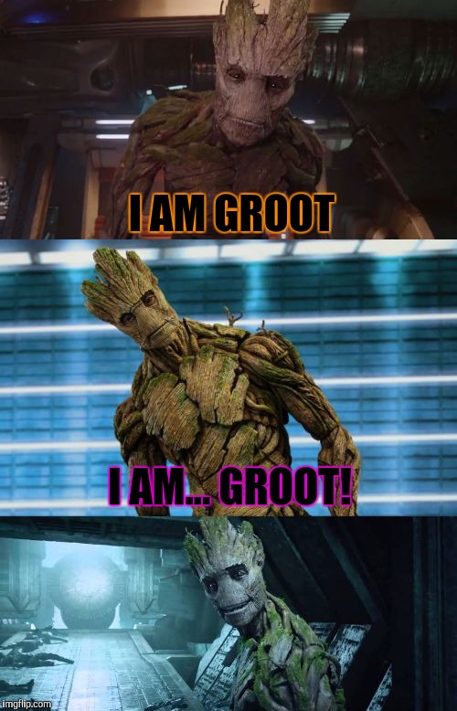 A remake of an old meme. :) | I AM GROOT; I AM... GROOT! | image tagged in bad pun groot,memes | made w/ Imgflip meme maker