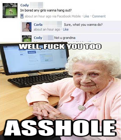 Angry grandma | image tagged in funny