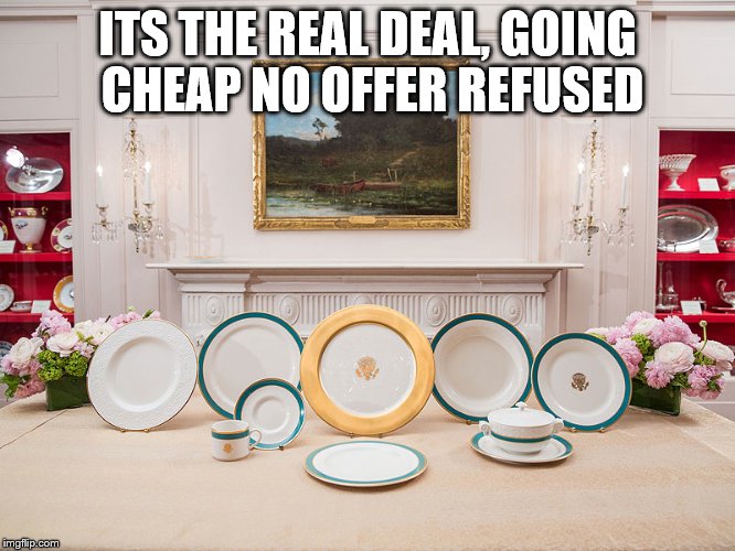 ITS THE REAL DEAL, GOING CHEAP NO OFFER REFUSED | made w/ Imgflip meme maker