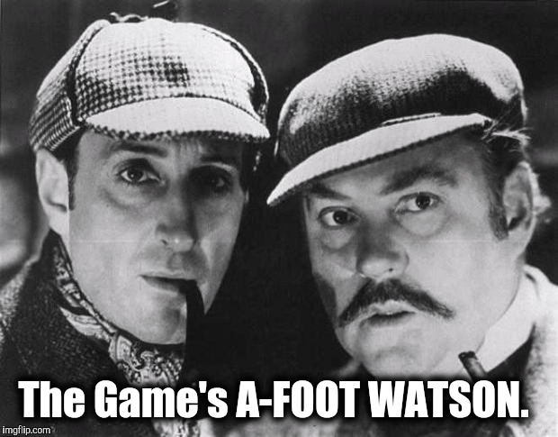 Anti-Fa "Police Explorers" Club. | The Game's A-FOOT WATSON. | image tagged in trump | made w/ Imgflip meme maker
