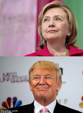 Trump disses Hillary Blank Meme Template