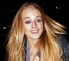 High Quality Drugged Lindsay Lohan Blank Meme Template