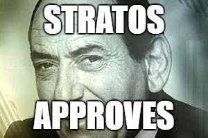 STRATOS; APPROVES | made w/ Imgflip meme maker