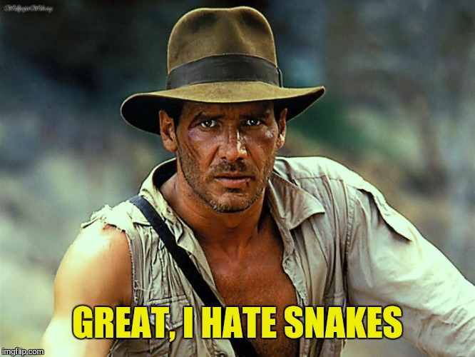 GREAT, I HATE SNAKES | made w/ Imgflip meme maker