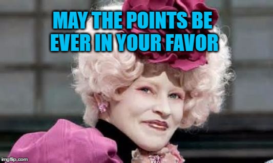 MAY THE POINTS BE EVER IN YOUR FAVOR | made w/ Imgflip meme maker