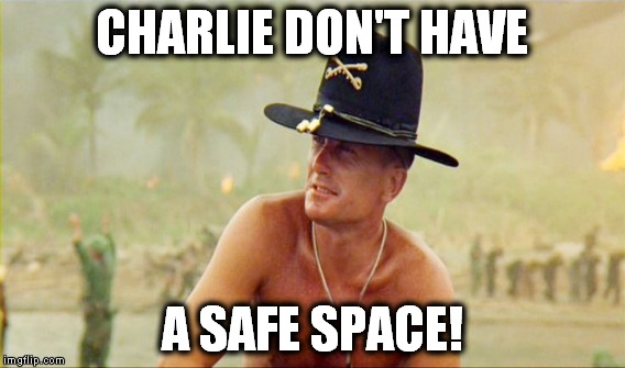 CHARLIE DON'T HAVE A SAFE SPACE! | made w/ Imgflip meme maker