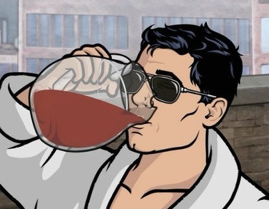 High Quality archer hungover Blank Meme Template
