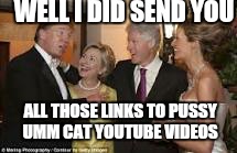 WELL I DID SEND YOU ALL THOSE LINKS TO PUSSY UMM CAT YOUTUBE VIDEOS | made w/ Imgflip meme maker